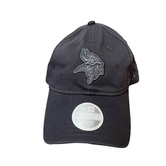 New era womens Minnesota Vikings glitter adjustable hat - Picture 1 of 4